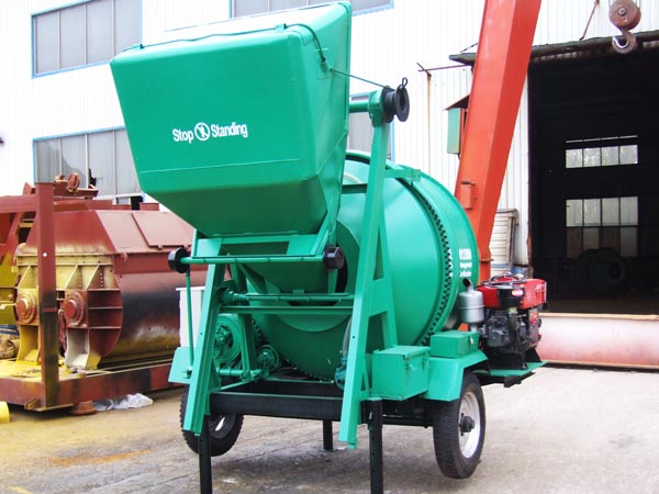 JZR350 diesel mobile concrete mixer