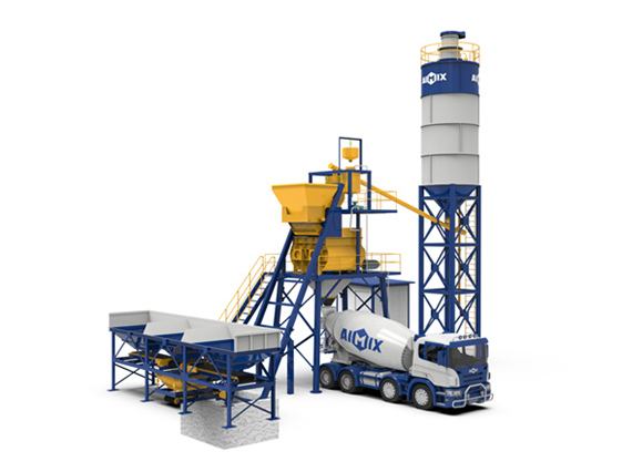 stationary concrete plant 