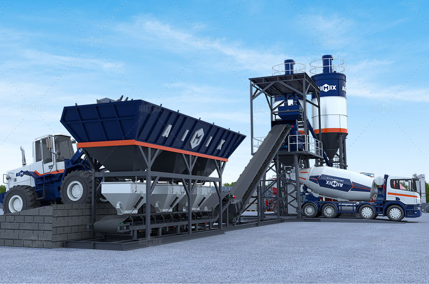 concrete plant in AIMIX manufacturer