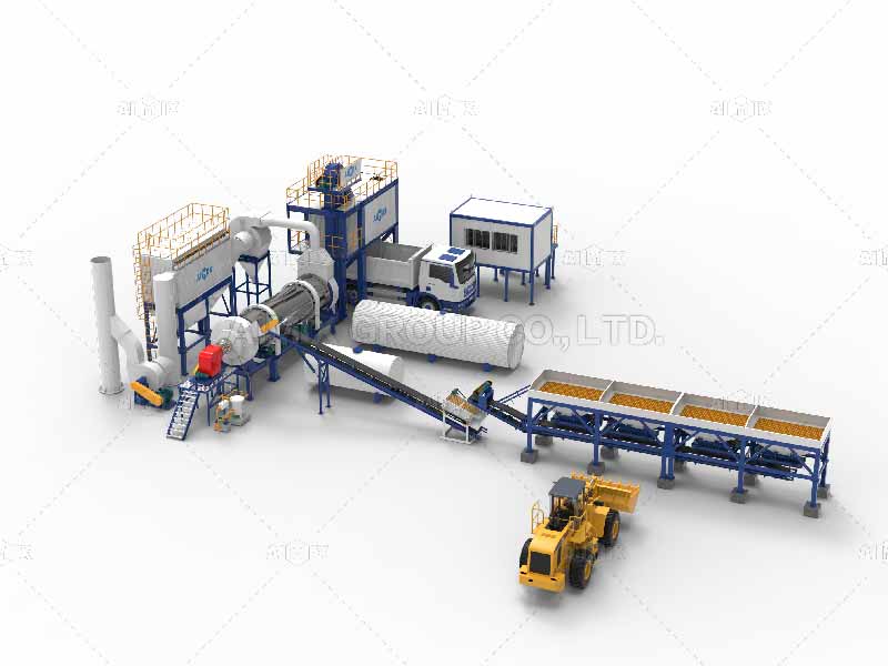 continuous asphalt plant