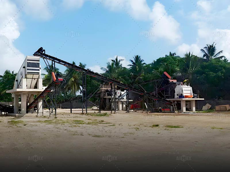 100tph limestone crushing plant