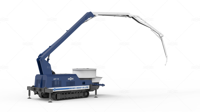 ABY-18 Mini Boom Pump with Crawler Chassis