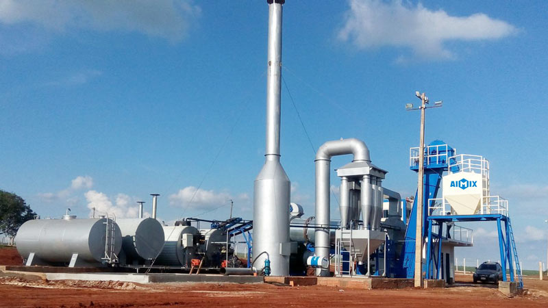 Mobile Type Continuous Asphalt Plant