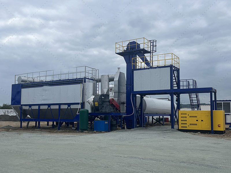 asphalt mobile drum mix asphalt plant in Ecuador
