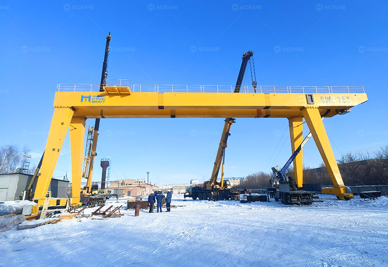 heavy duty gantry crane for extreme cold climates