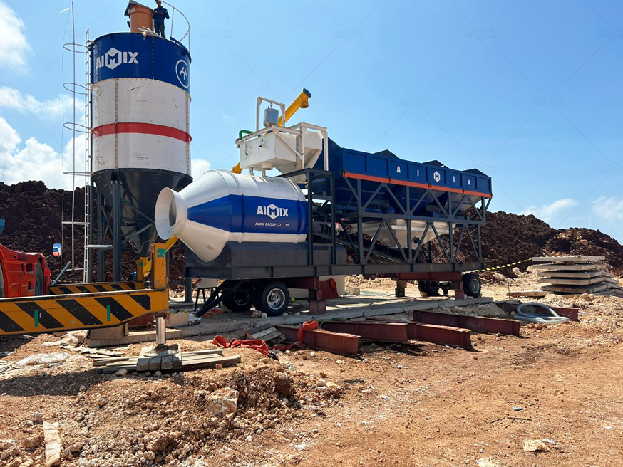 AJYZ series drum type concrete plant